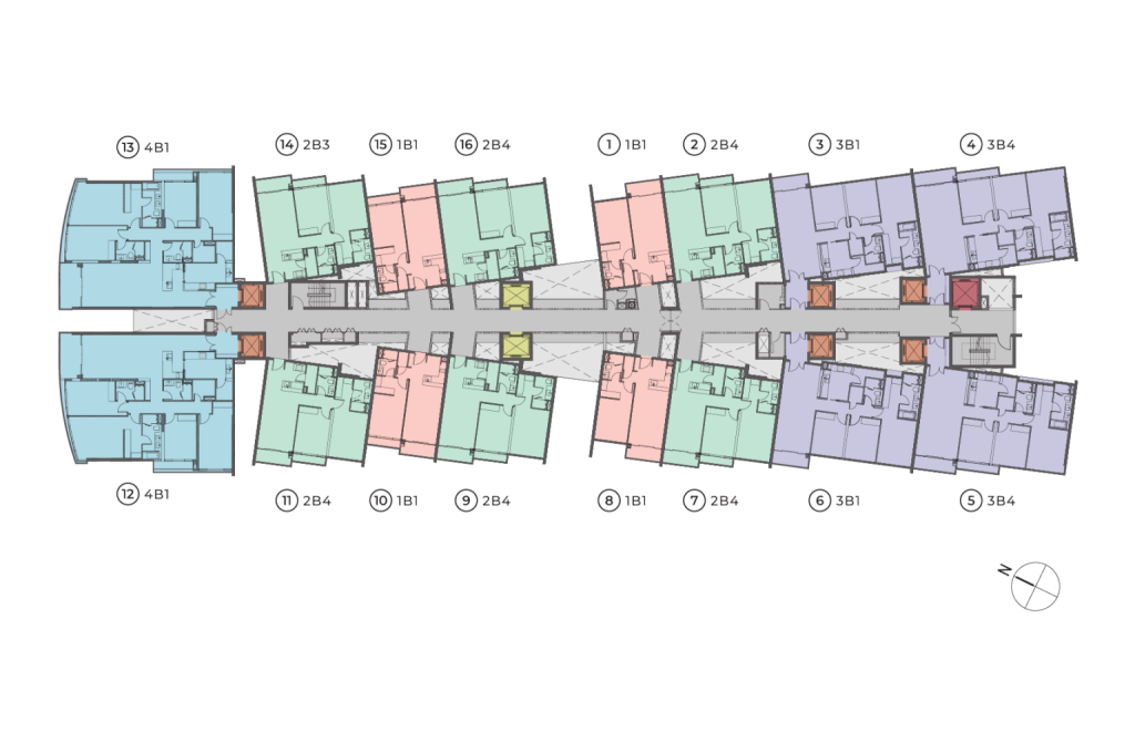 Mặt bằng Tháp A The Luxe Thủ Thiêm