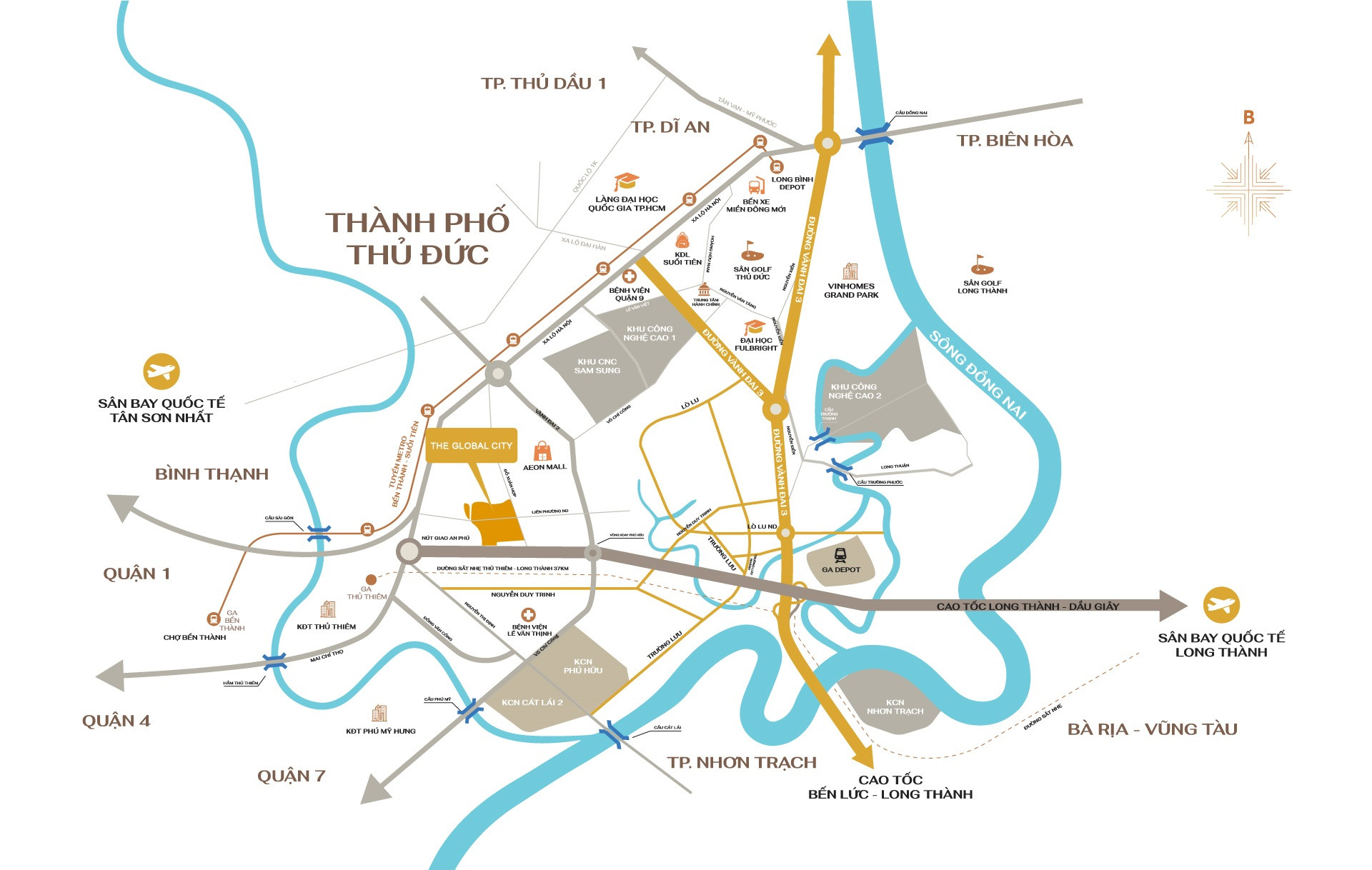 Vị trí The Global City