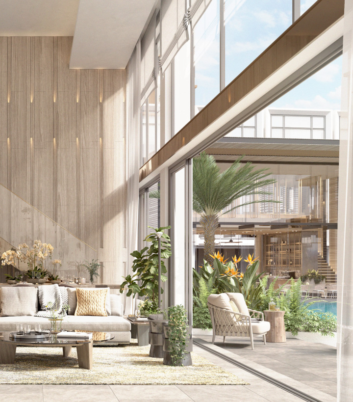 Căn hộ 2 tầng The Luxe Thủ Thiêm