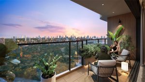 Phối cảnh Tầm View căn hộ Eaton Park