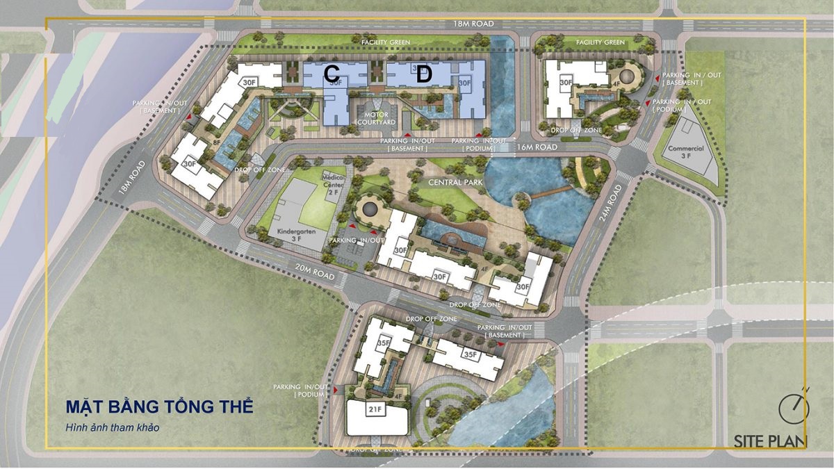 Mặt bằng Sun City Mai Chí Thọ