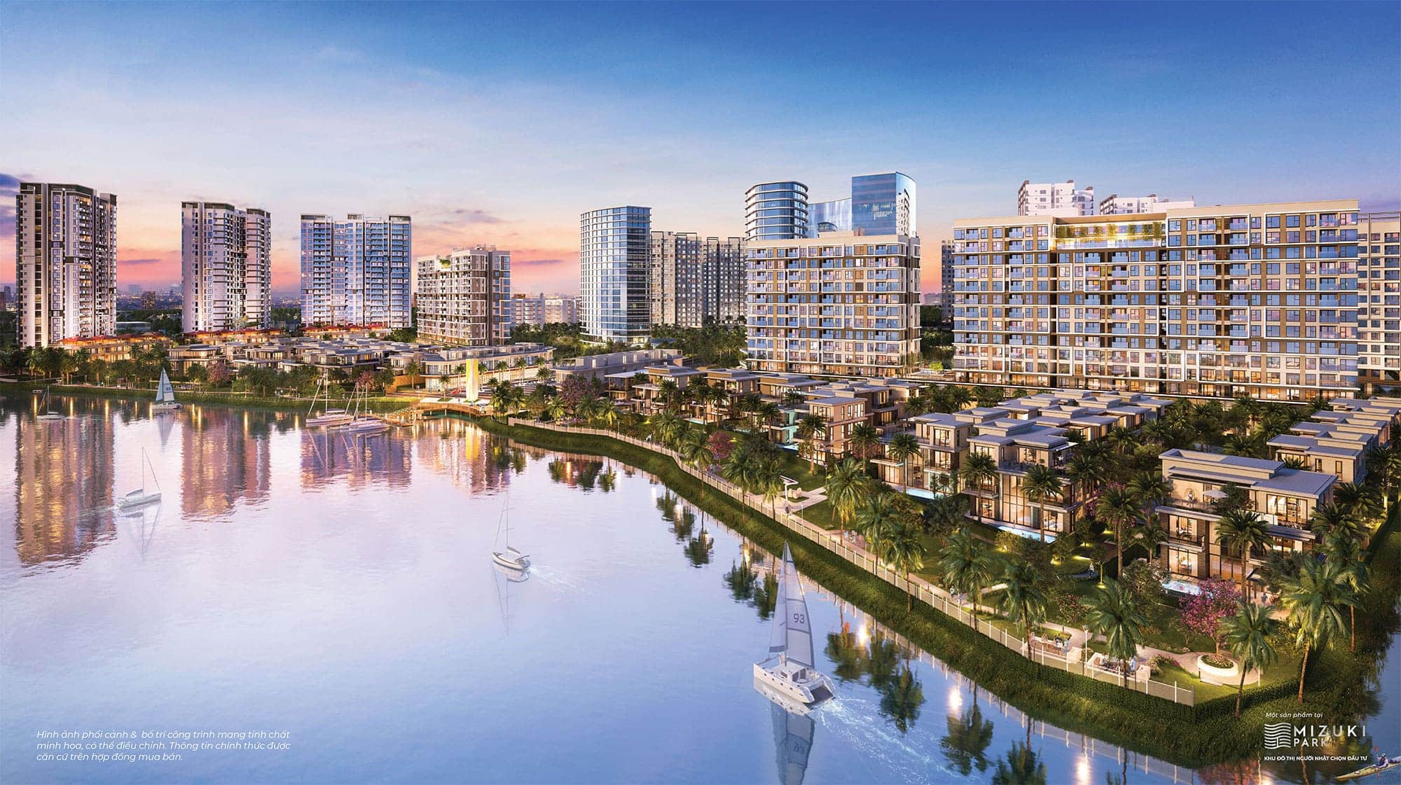 Phối cảnh Trellia Cove - Mizuki Park - Nam Long