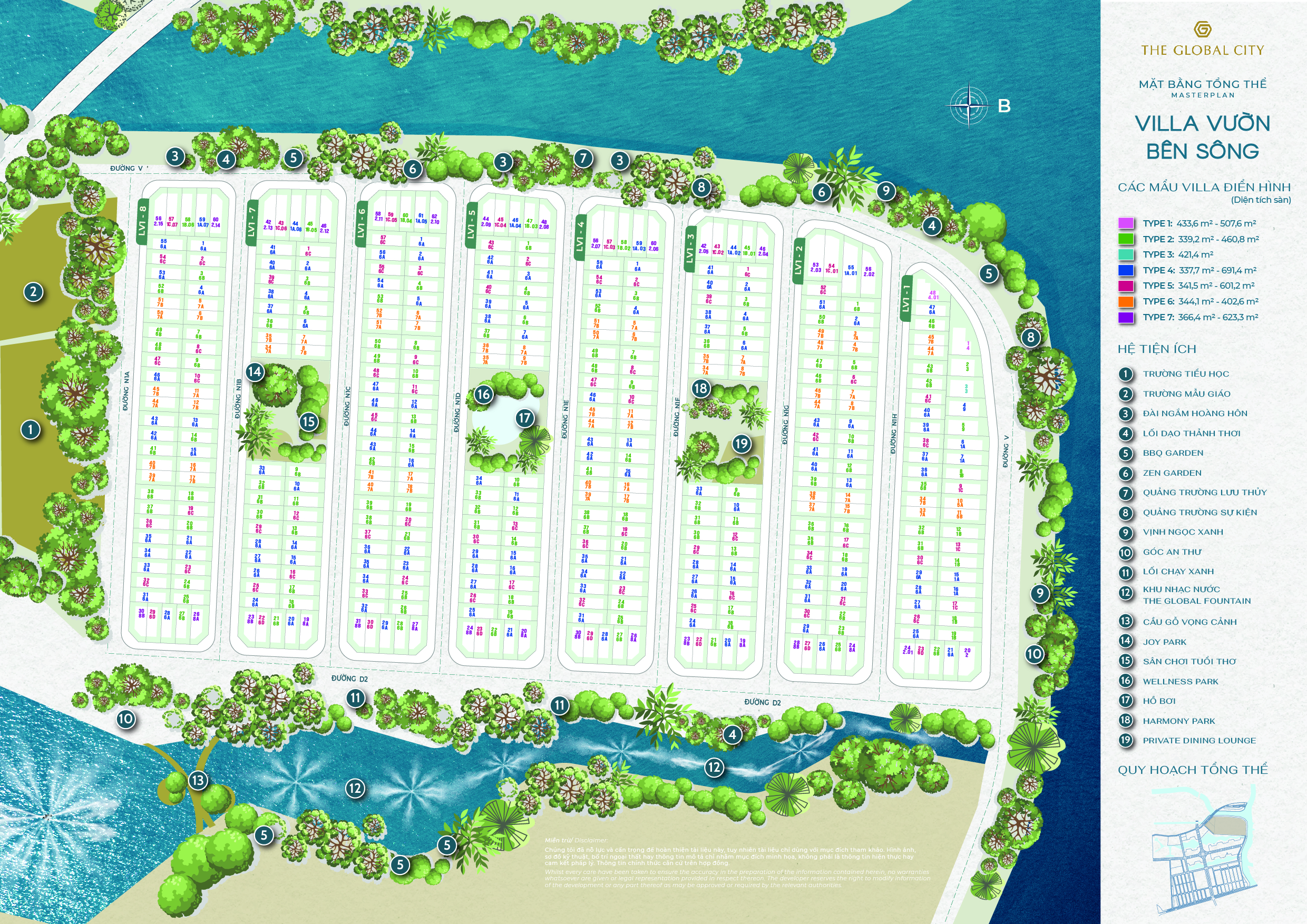 Mặt bằng Sola Đảo Ánh Dương - The Global City