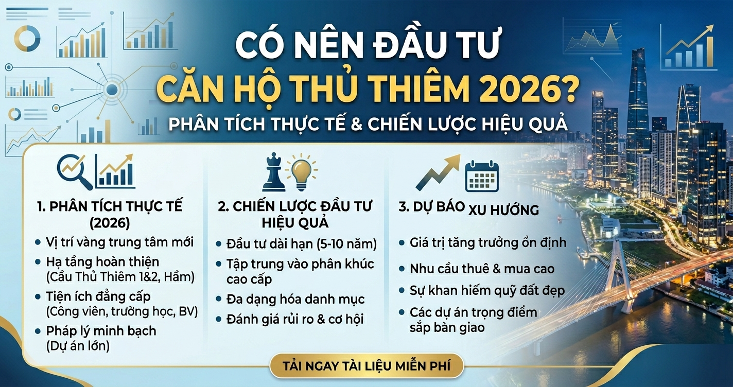 Có nên đầu tư căn hộ Thủ Thiêm 2026