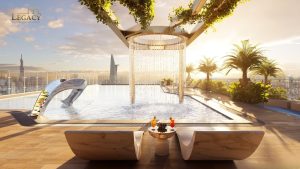 Phối cảnh Hồ Bơi Legacy 66 Tân Thành