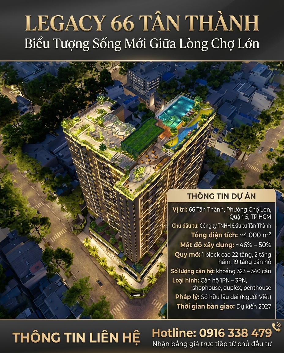 Tổng quan Legacy 66 Tân Thành
