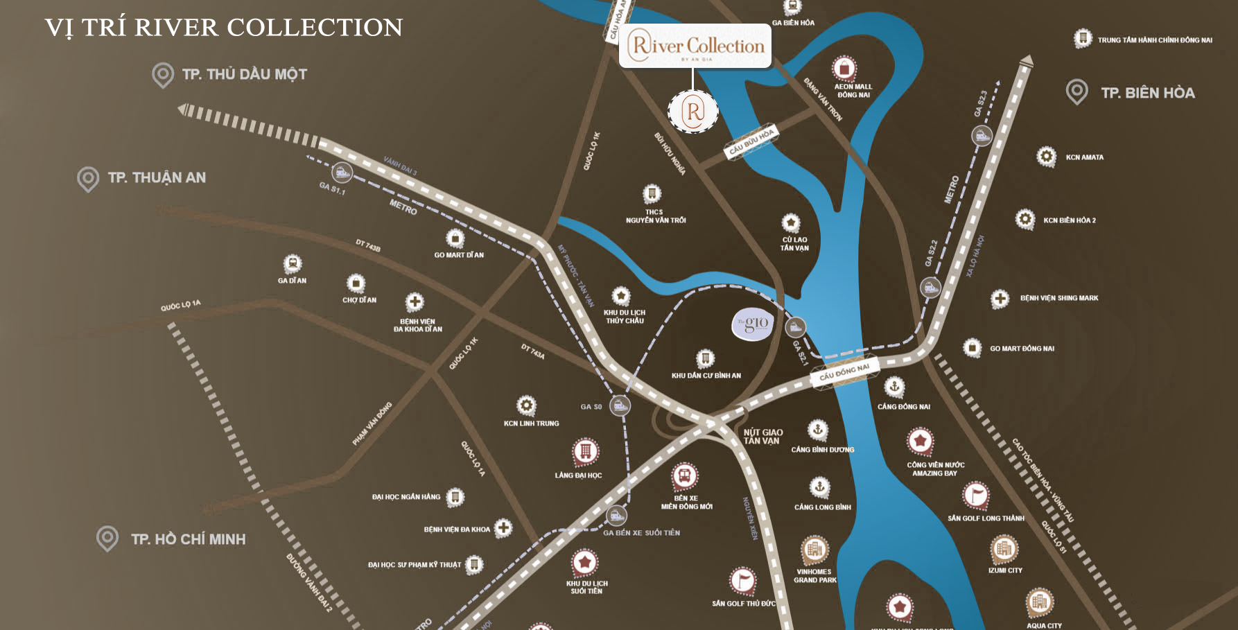 Vị trí River Collection