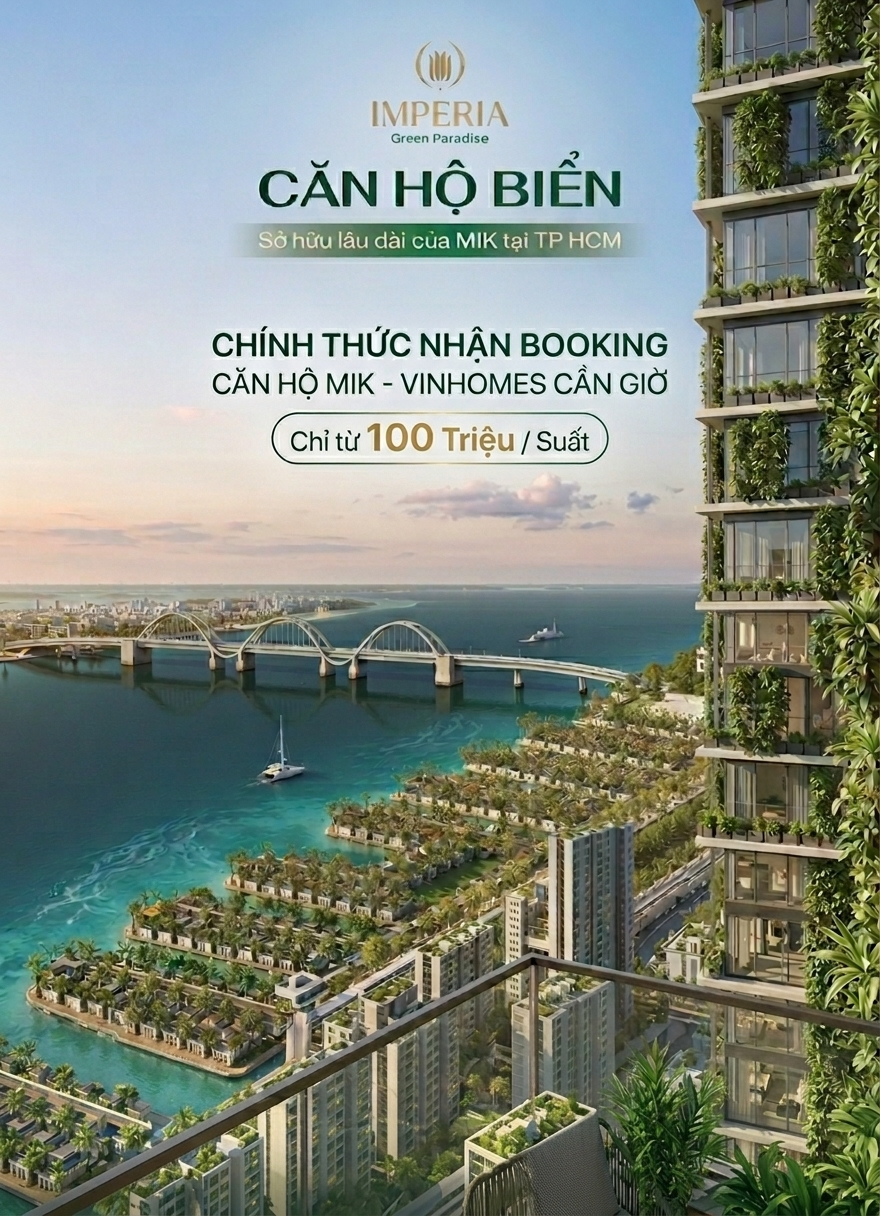 Nhận Booking - Imperia Green Paradise Cần Giờ