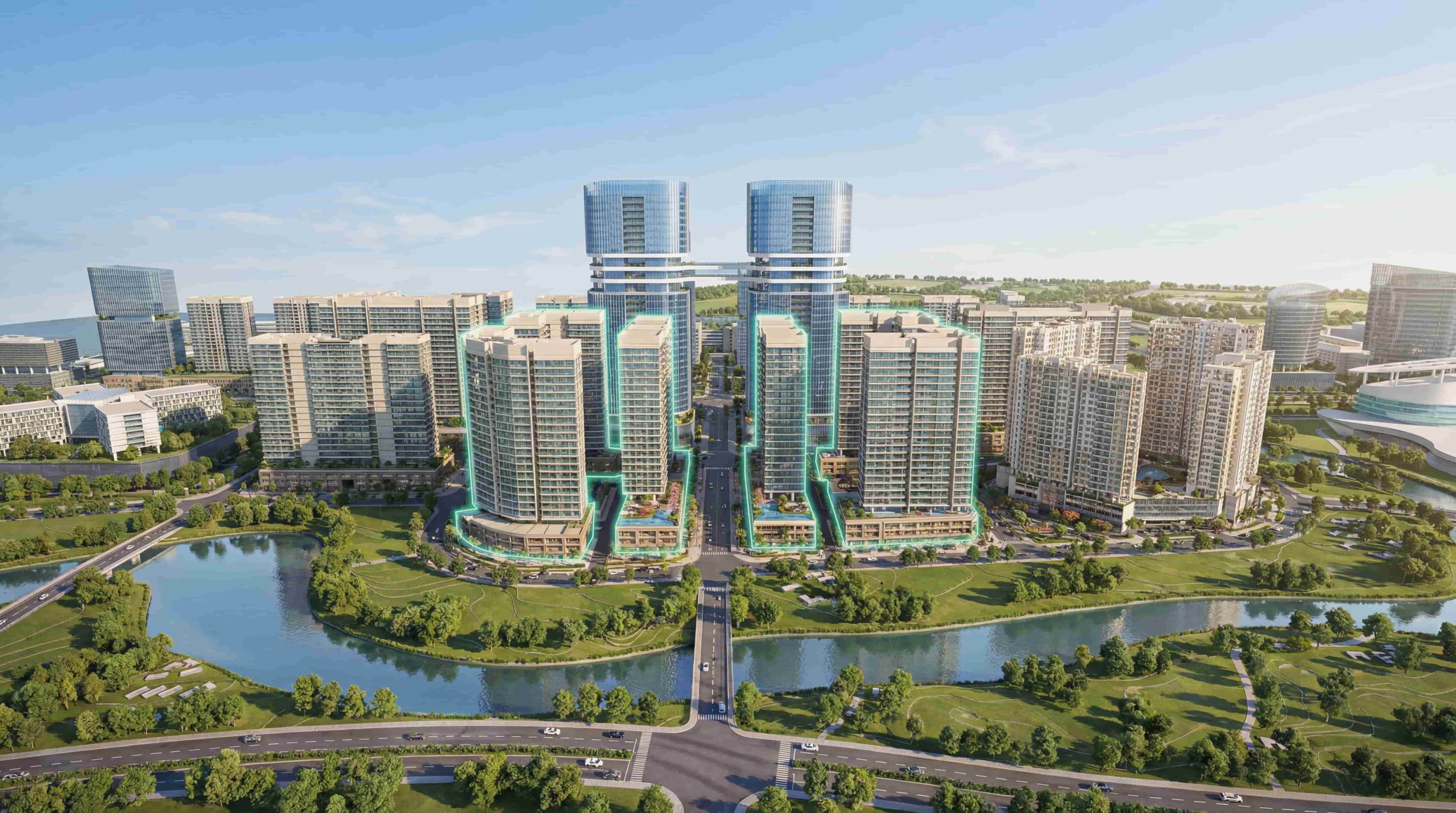 Phối cảnh Sarene Residence & Commercial Complex