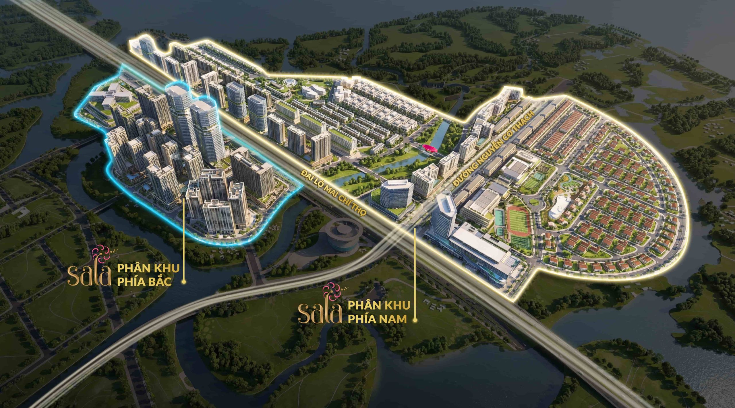 Phối cảnh Sarene Residence - Khu đô thị Sala Đại Quang Minh