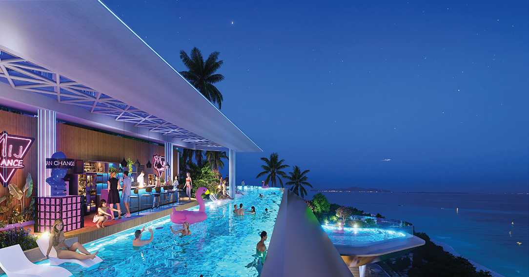 Hồ bơi thiên đường nhiệt đới